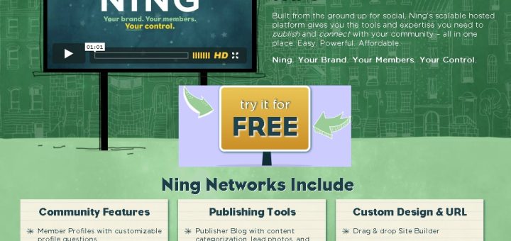 The site Ning.com