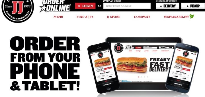 Jimmy Jones Sandwiches logo and website.