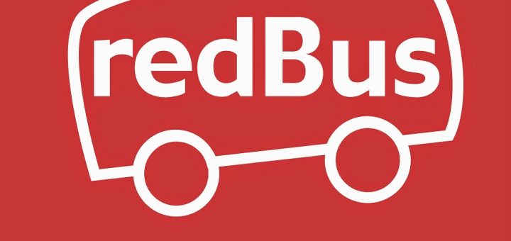 The logo of redBus